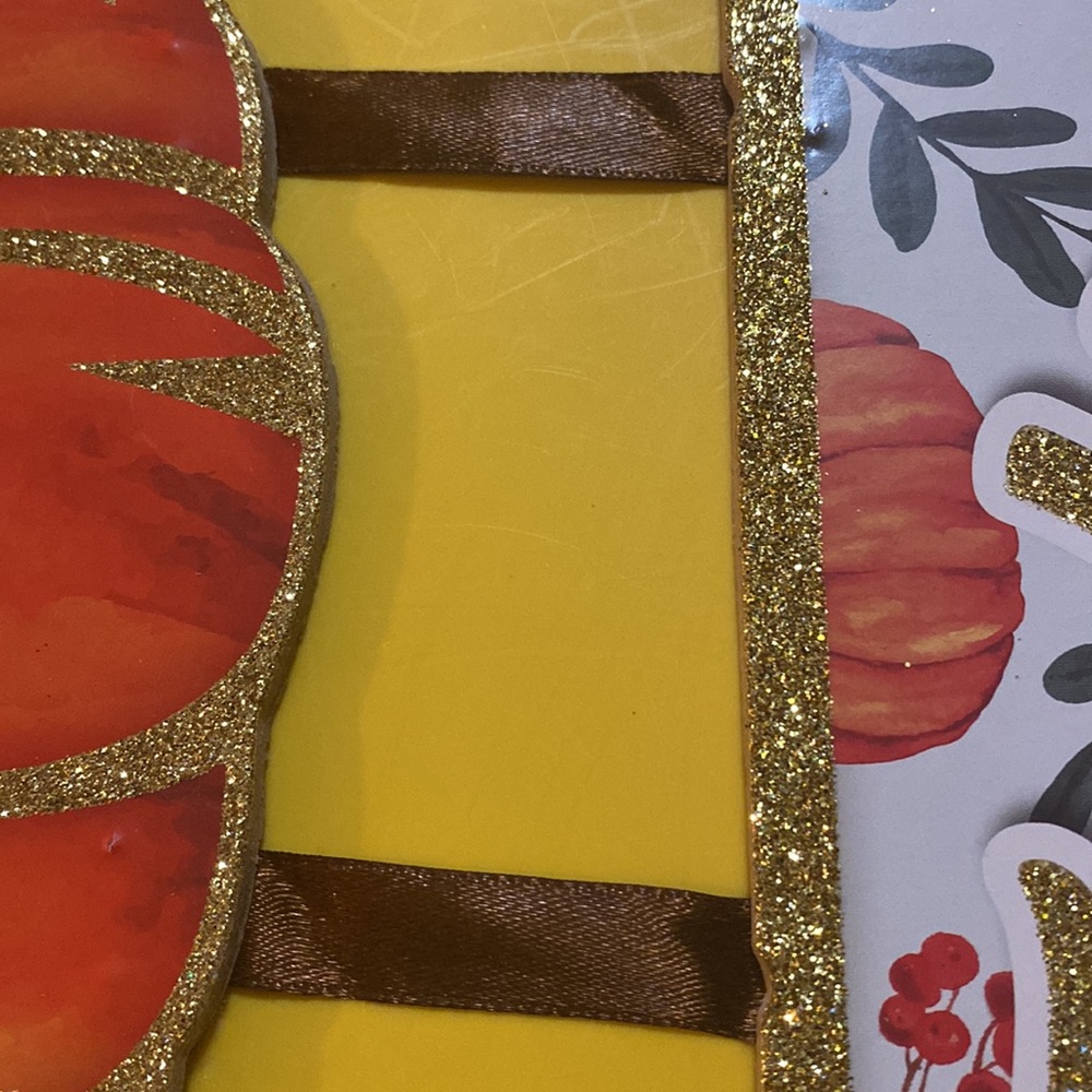Feeling Thankful Pumpkin 3 tier Wall Decor NWT - Picture 9 of 10